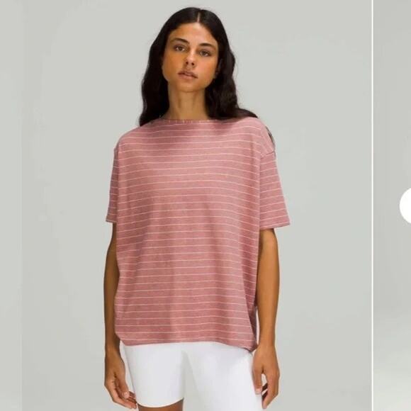 Lululemon Stripped Back In Action Short Sleeve Tee - Picture 1 of 6